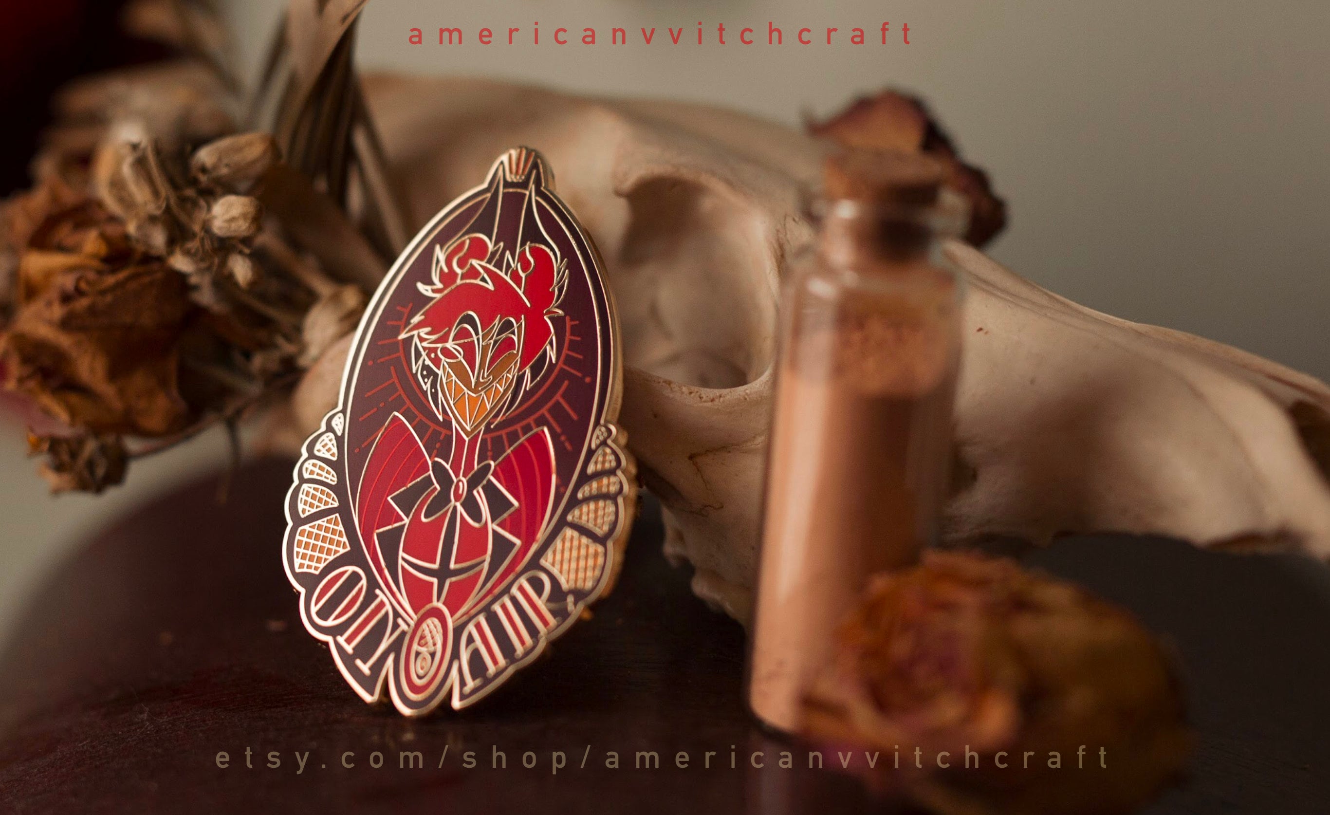 アラスター・ザ・ラジオ・デーモン ピンバッジセット 3インチ - Etsy 日本