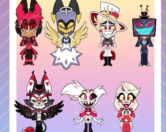 IN HAND Hazbin Hotel Heart Chibi 1.75