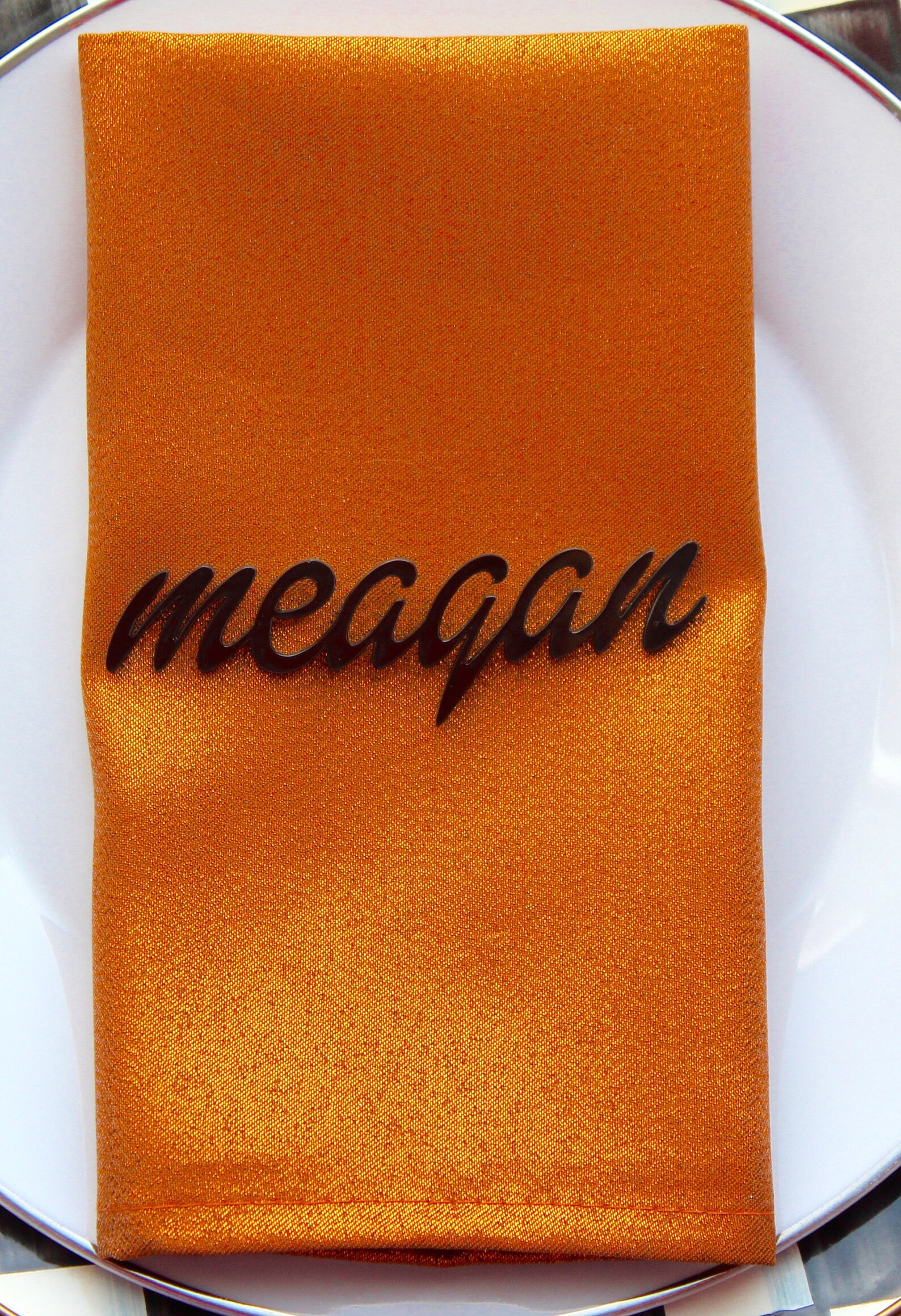 Table Name Plates Table Decor Table Names Table Top Etsy