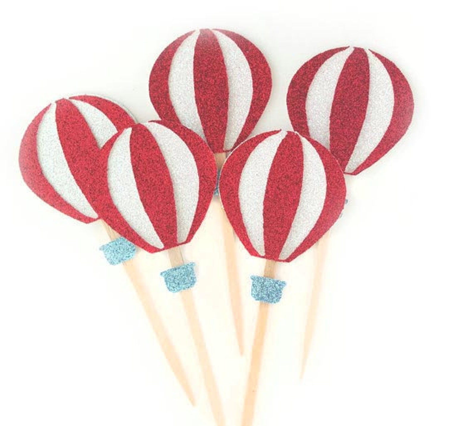 Balloon cake topper hot air balloon circus party birthday Etsy