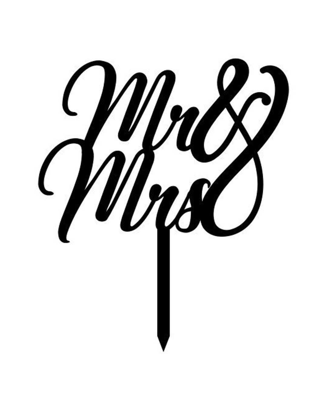 Mr and Mrs Topper Mr and Mrs Cake Pick Mr and Mr Cake Etsy