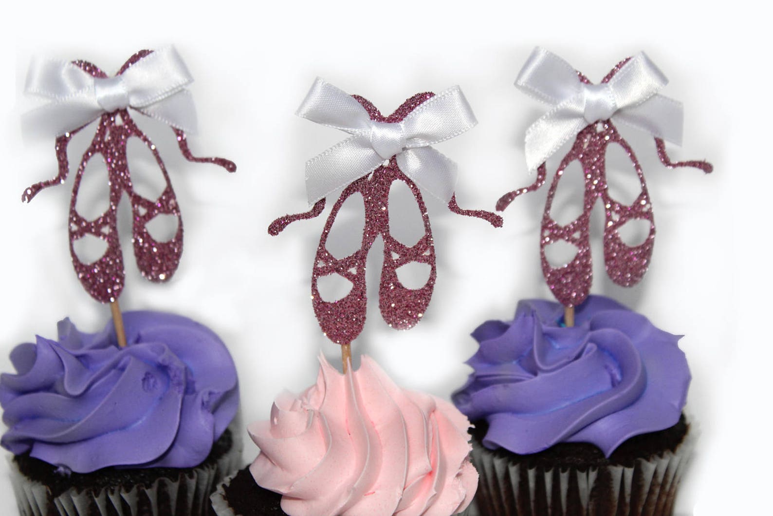 ballet flats, ballet shoes, ballet slippers, ballet cupcake topper, ballerina topper, ballerina party, ballerina baby shower,bal