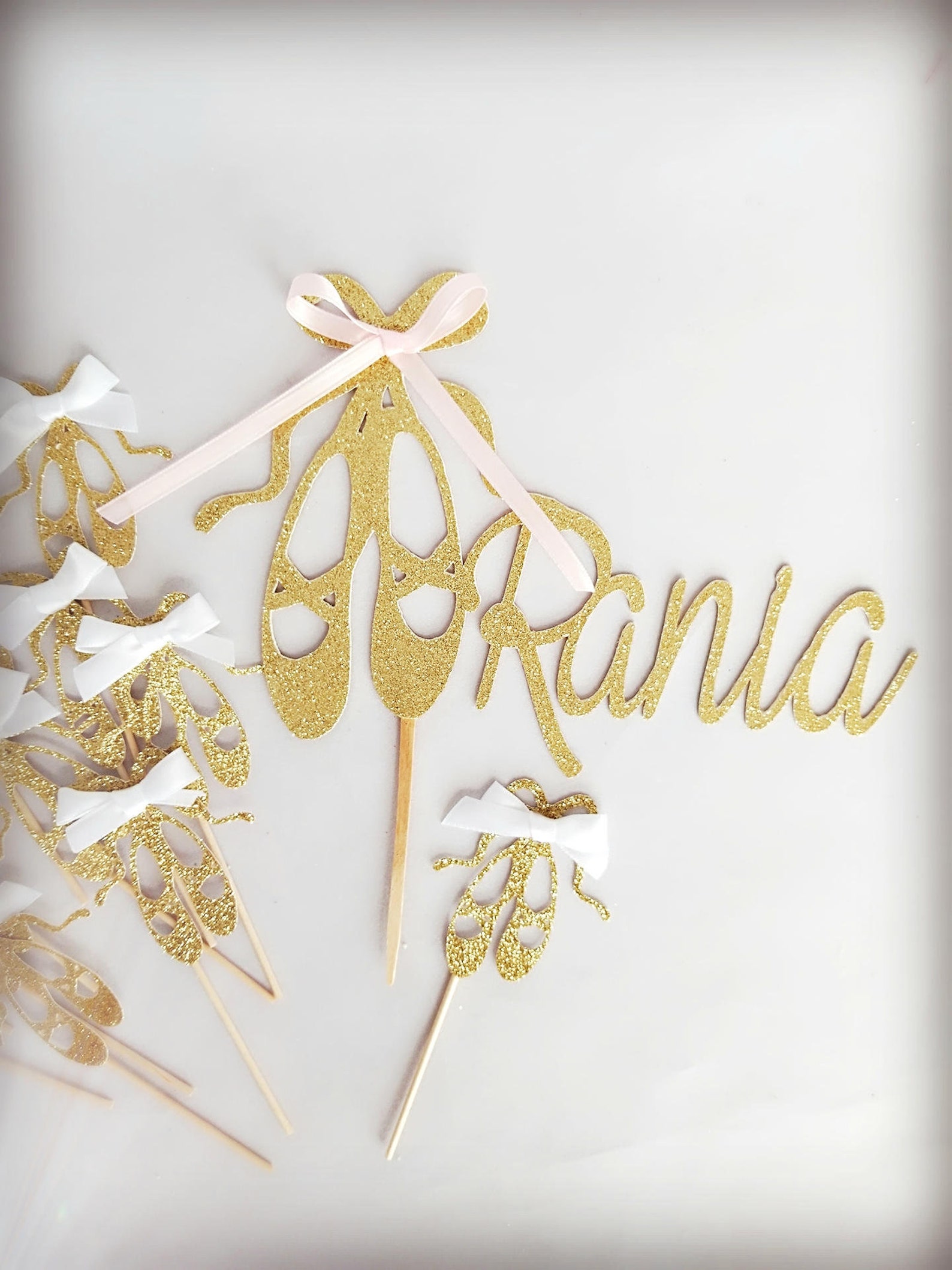 ballerina cake ballet cake topper princess cake topper cake topper custom name topper birthday name topper glitter cake topper b