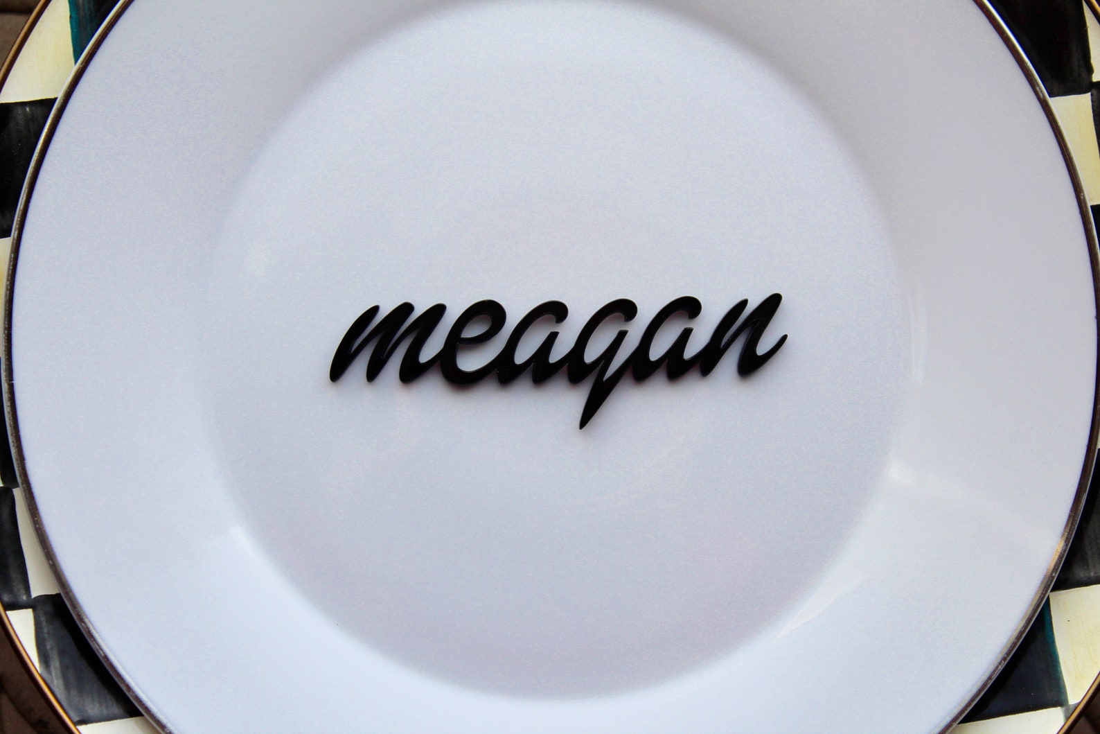 Table Name Plates Table Decor Table Names Table Top Etsy