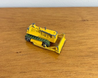 vintage metal toy bulldozer