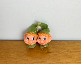 christmas elf doll heads