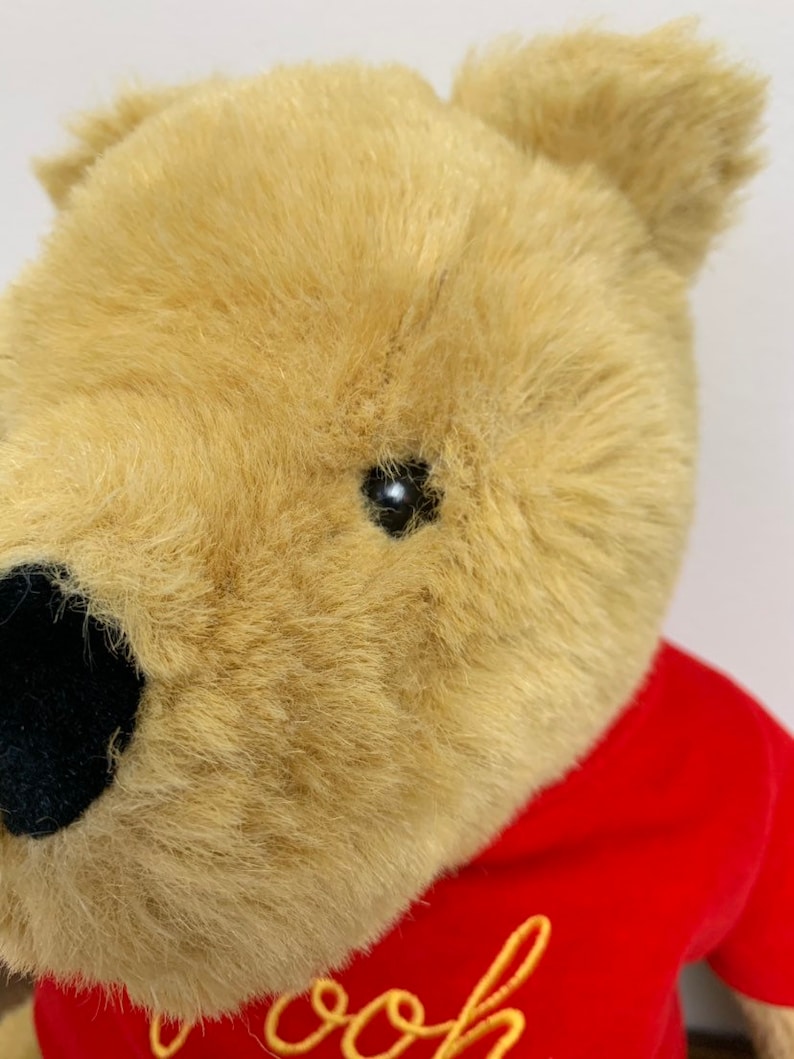 Vintage 1990s 90s Large Winnie the Pooh Gund Stuffed Plush Bear Doll!