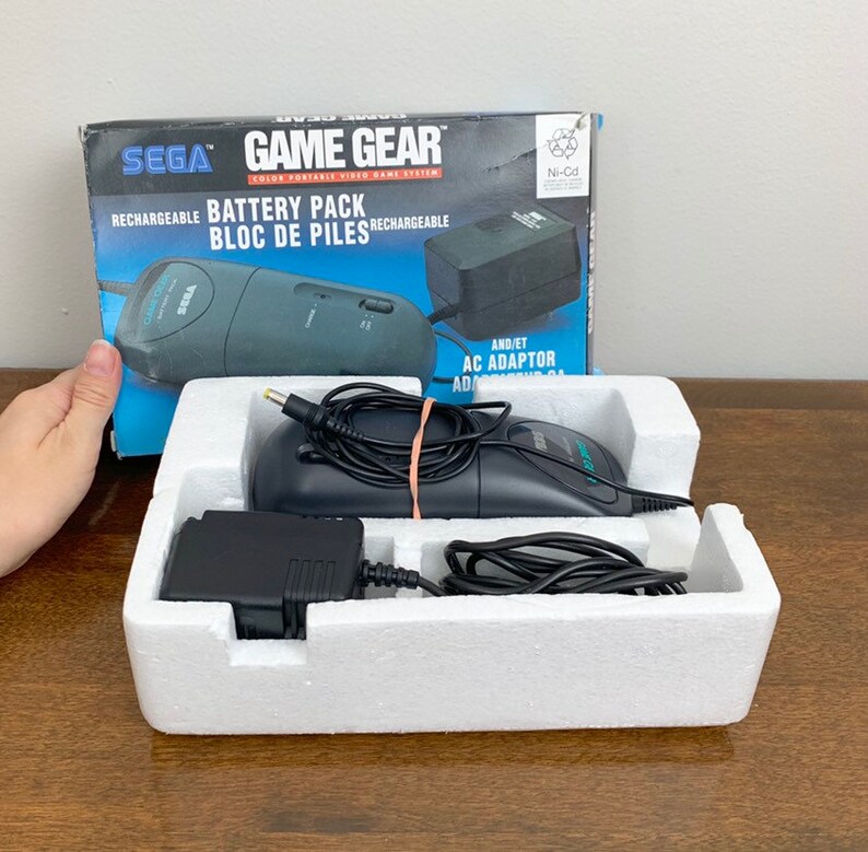 Vintage 1990s 90s Sega Game Gear Rechargeable Battery Pack and Etsy