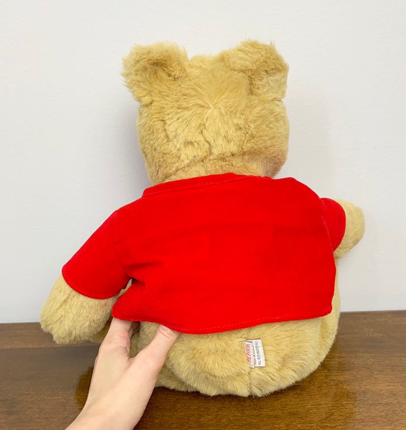 Vintage 1990s 90s Large Winnie the Pooh Gund Stuffed Plush Bear Doll!