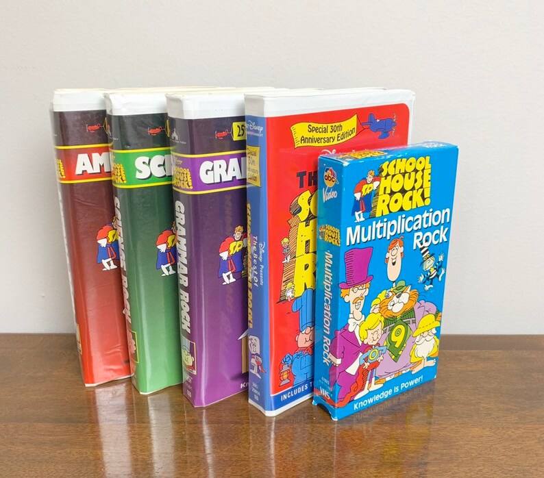 Vintage 1990s 90s Walt Disney School House Rock VHS Video Tape Etsy