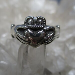 Claddagh Ring ~Sterling Silver~ Hand Cast  Unique Irish Design