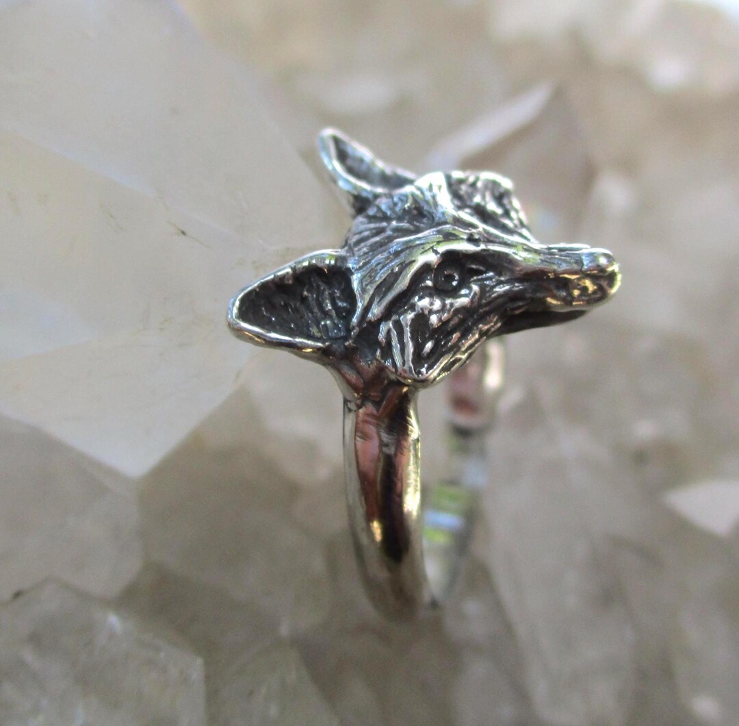 Star Fox Rings Fox Ring -sterling Silver- Hand Cast Size 6 3/4 - Etsy