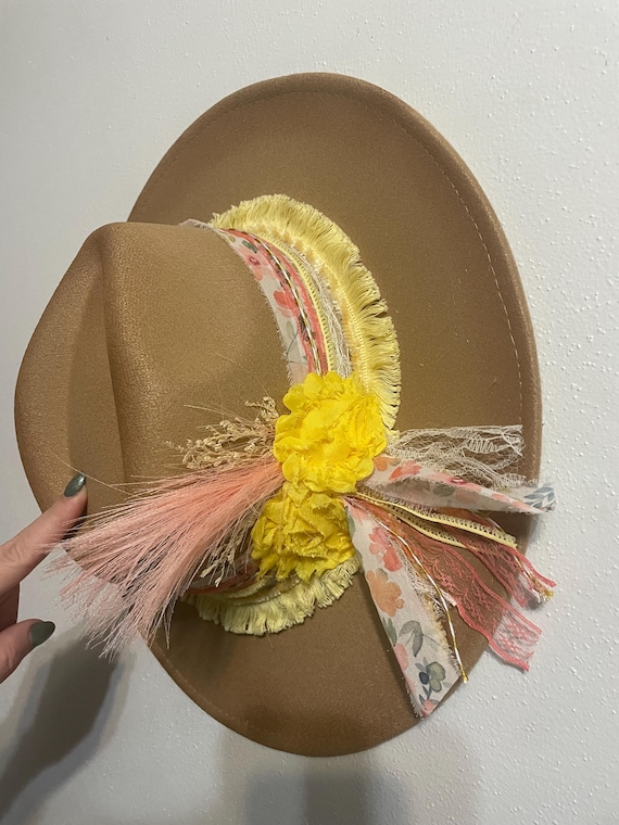 Embellished Tan Women\'s Western Hat Knit Sequined Cowboy Western Hat - Wild Fable™ Tan : Target main image 3