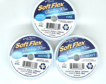 30 Ft. Soft flex wire. Choose Diameters.