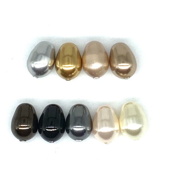 5821 11x8 mm Pear shape Pearl Swarovski Pearl. Choose color. Package of 4 or 20 Pieces.