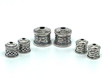 Sterling Silver End Caps 2 Pieces. Kumihimo End Caps. Choose finished