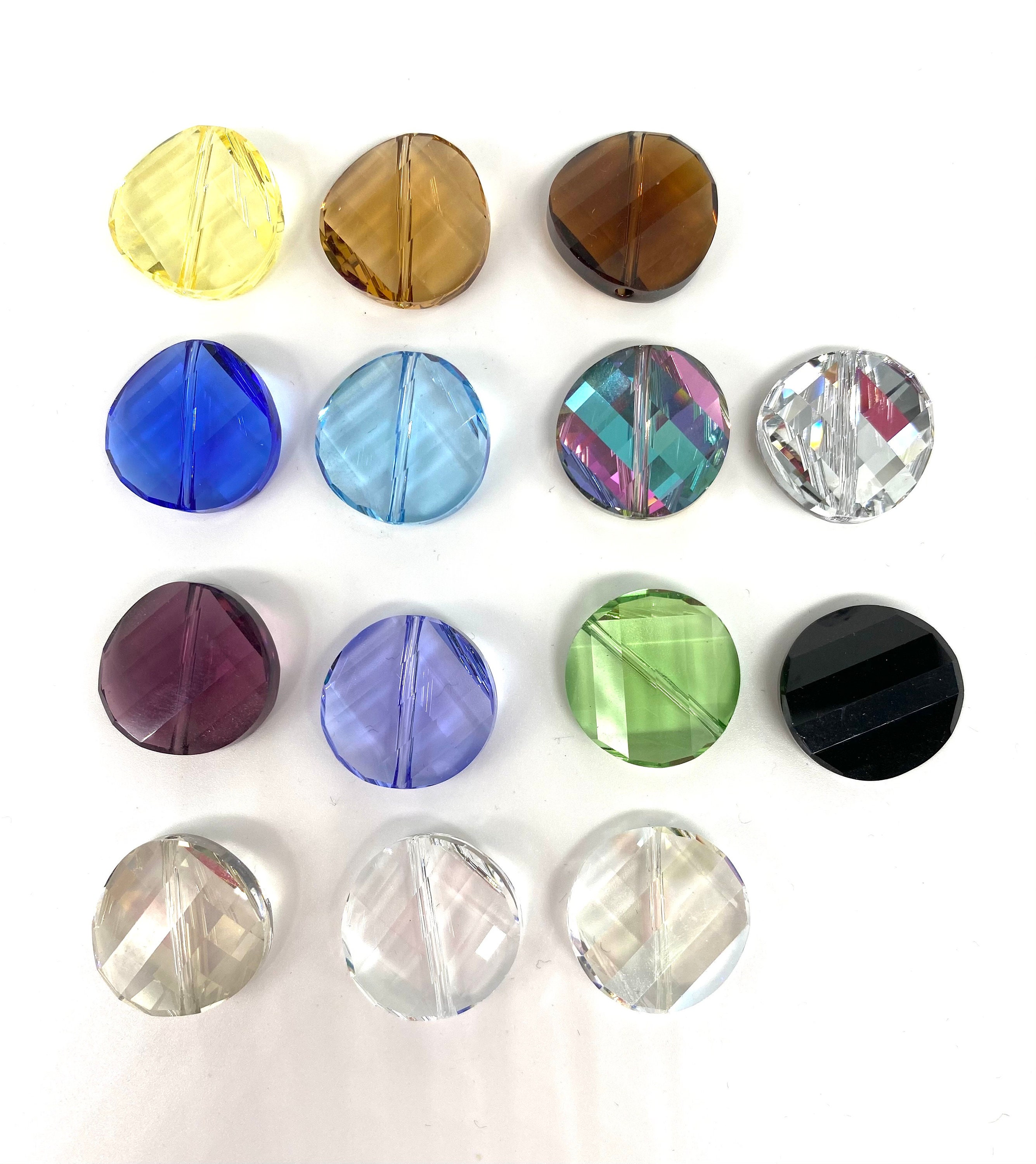 18 Mm #5621 Twist Beads. Genuine Swarovski Crystal. Choose Color 