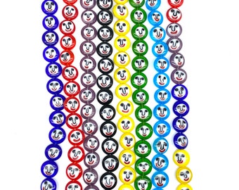 8,10,12 MM Face beads. Czech Glass. Choose size and colors
