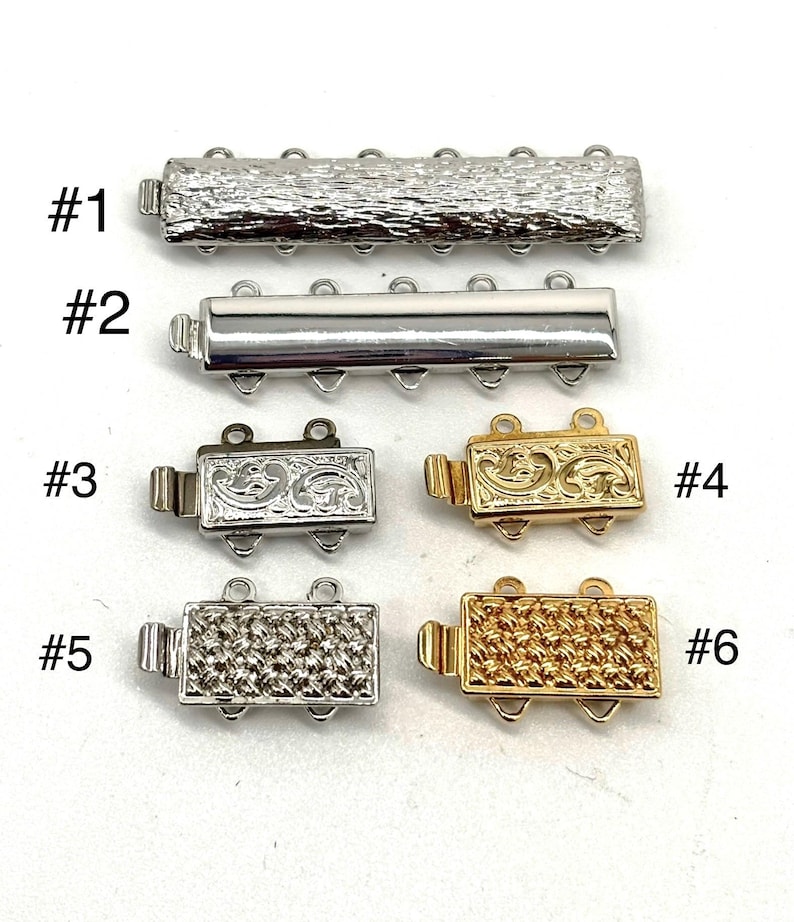 Multi Loop Clasp Multi Strands Designer Clasp. by Claspgarten Made in Germany. Choose ...