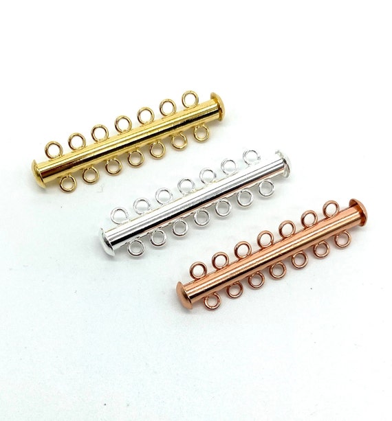 2 set of Tube Clasp 7 strands. Choose finished.