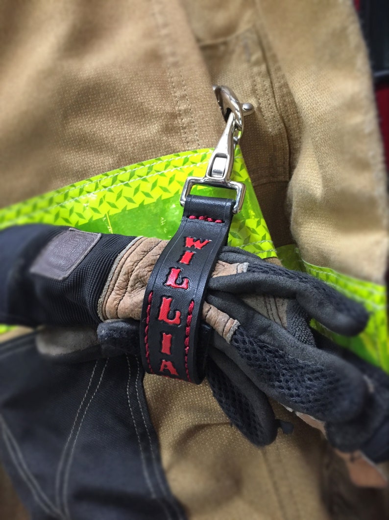 Firefighter Gift for Him Fireman Glove Strap Glove Tamer image 1