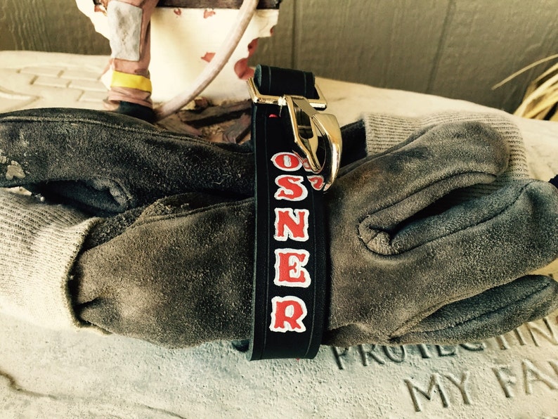 Firefighter Gifts Fire Glove Strap Firefighter Glove Tamer personalized for the individual Fireman image 1