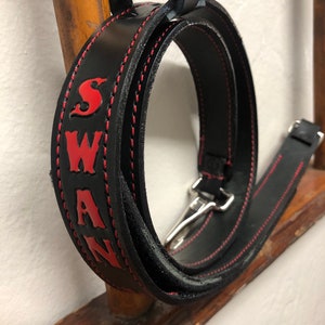 Fire Department Radio Strap - EMS Radio Strap - Personalized Leather Radio Holder