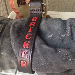 Firefighter Christmas Gift - Fire Glove Tamer / Strap Personalized - Perfect Gift for a Fireman