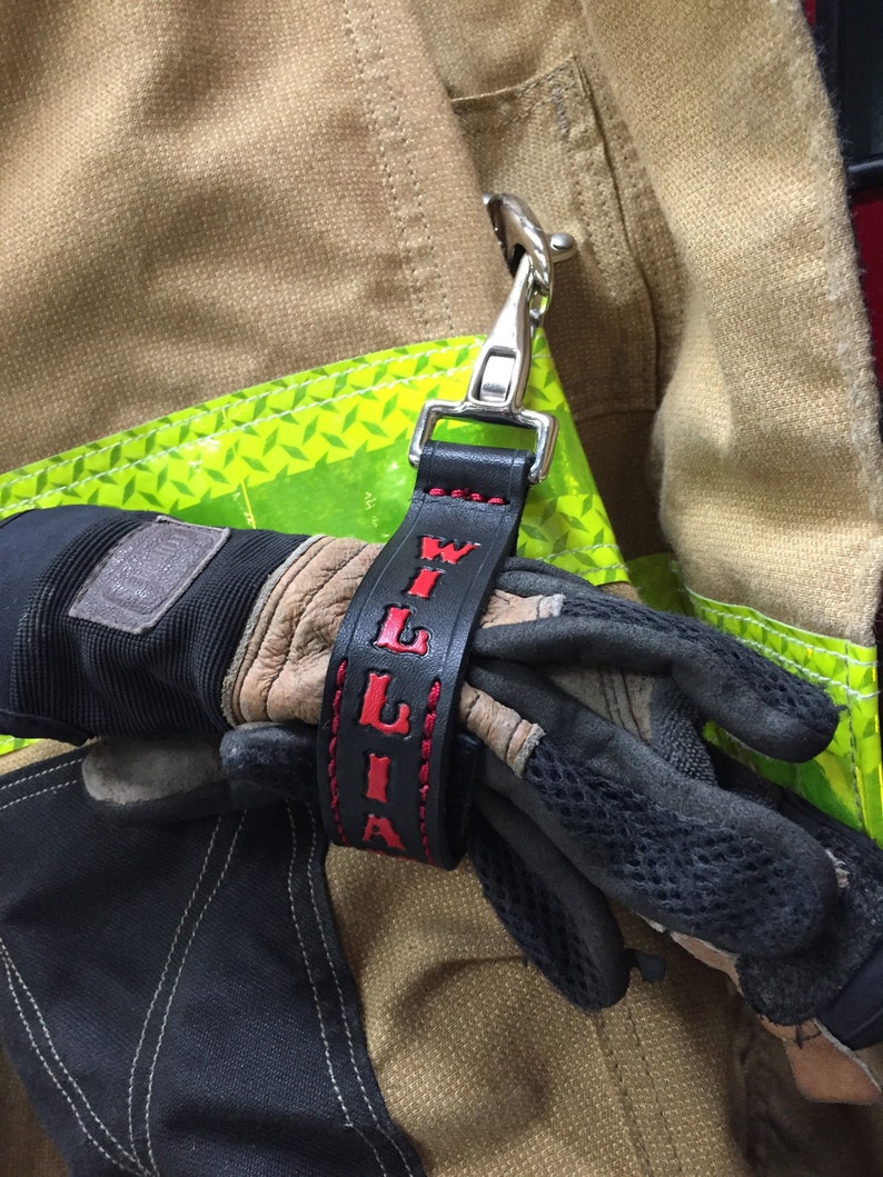 Fire Academy Graduation Gift Firefighter Glove Strap / Tamer Personalized Great Gift for all Firemen image 1