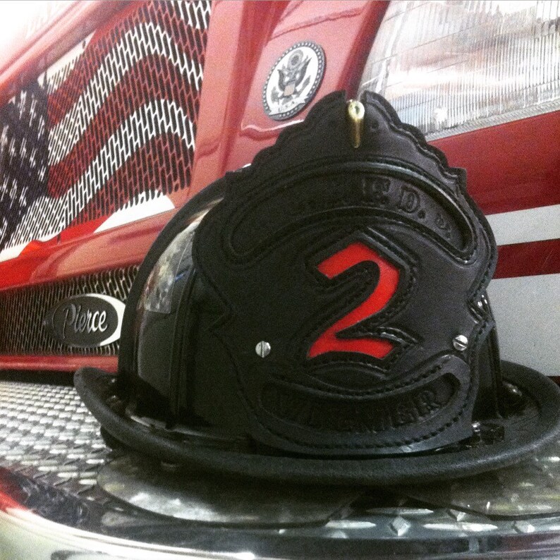 Firefighter Helmet Shield Custom Made Fire Helmet Front | Etsy