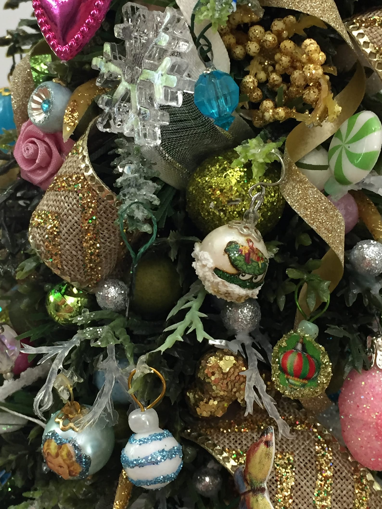 Dollhouse miniature Christmas tree 1/6 scale Pidgin seka Etsy