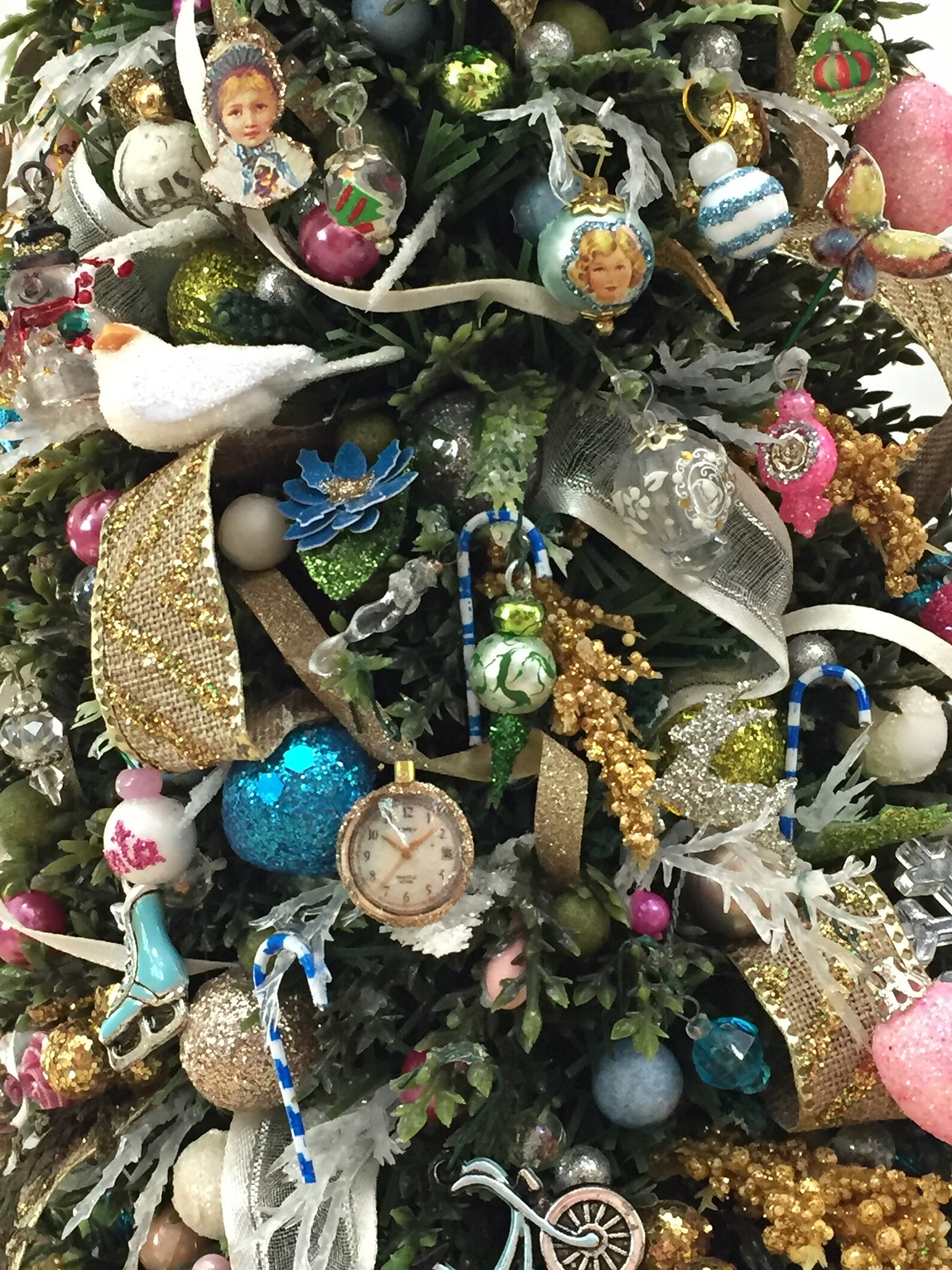 Dollhouse miniature Christmas tree 1/6 scale Pidgin seka Etsy