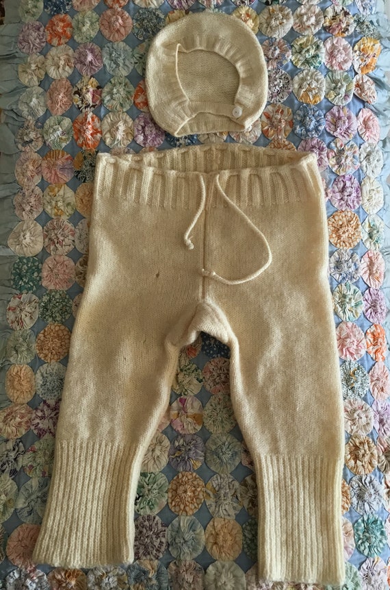 cream baby leggings