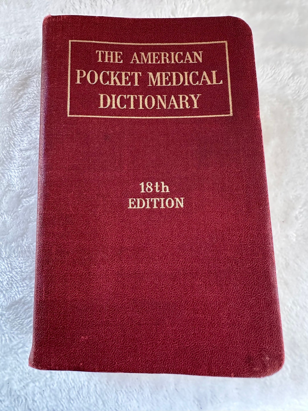 Vintage the American Pocket Medical Dictionary 1946 18th Etsy