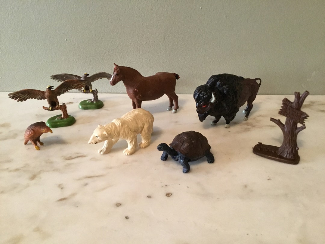 Vintage Animal Figurine Collection. Britains Ltd. Made in England
