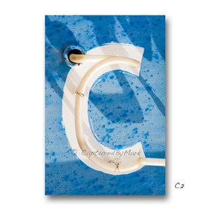 Letter Art, Letter C Alphabet Art, Vintage Vegas Neon Sign Letters