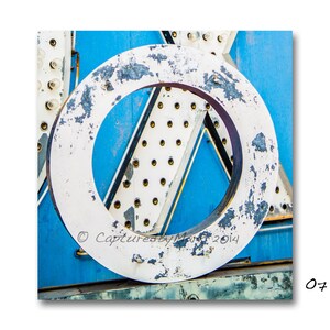 Letter Art, Letter O Alphabet Art, Vintage Vegas Neon Sign Letter Fine Art Prints - STYLE O7