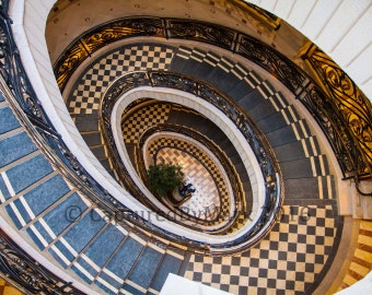 Spiral Staircase at Tivoli Village - Fine Art Photographic Print