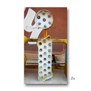 Letter Art, Letter I Alphabet Art, Vintage Las Vegas Neon Sign Letter Fine Art Prints - STYLE I5