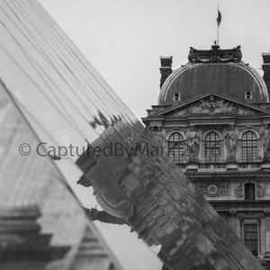 Glass Pyramid, French Palace, Louvre - Fine Art Photographic Print