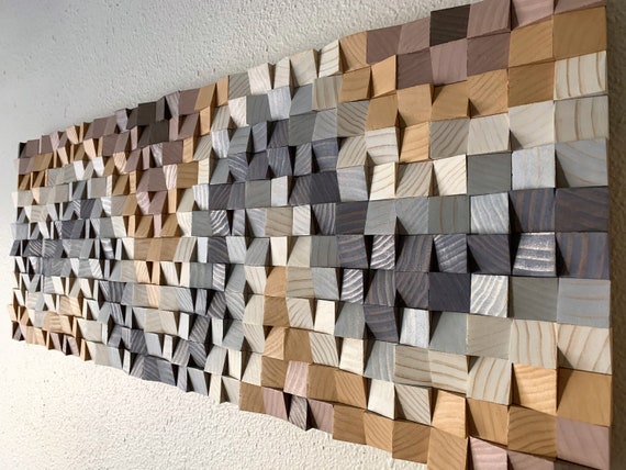 Wooden block art deals