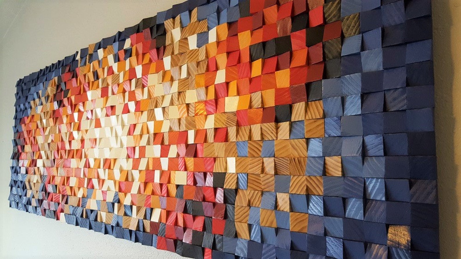 Wood Wall Art Wood Wall Decor Wood Wall Panel Art 3D Wood Etsy