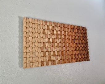 Wood wall art, wood wall decor, wood wall sculpture, wood wall art large, 3D wood wall art, 24x48 wood art, SHIPPING INCLUDED!
