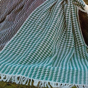 Zig Zag and Checkered Afghans- 2 Vintage Blanket Crochet Patterns, zig zag stripes afghan, chevron pattern, PDF InStAnT DoWnLoAd