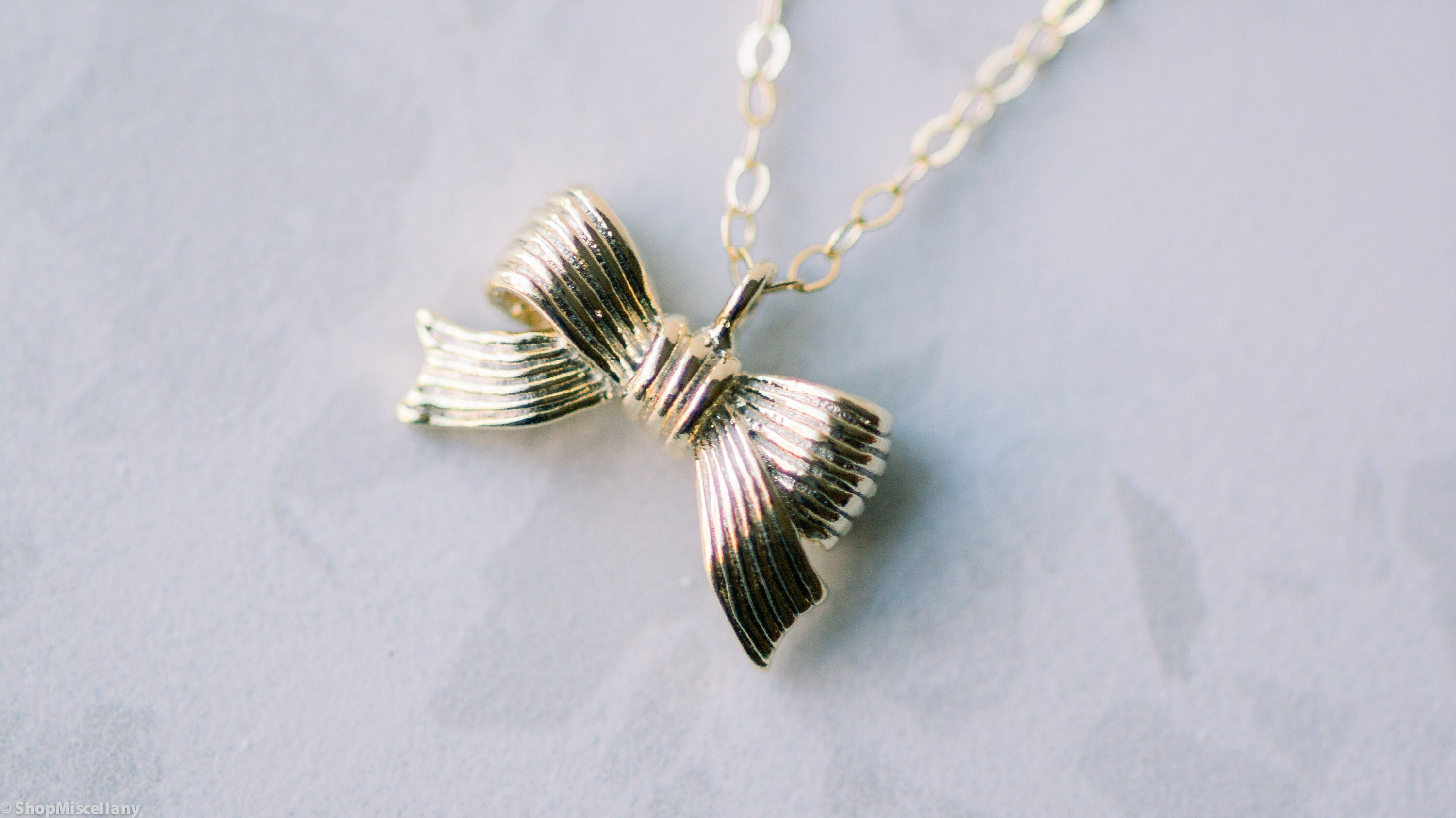 Bow Choker Necklacedainty Gold Bow 