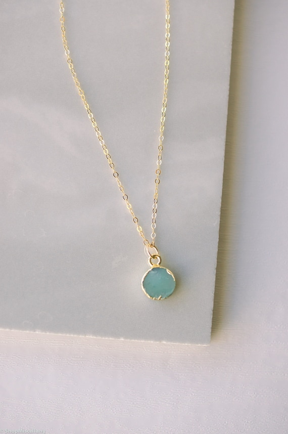 Raw jade sale necklace