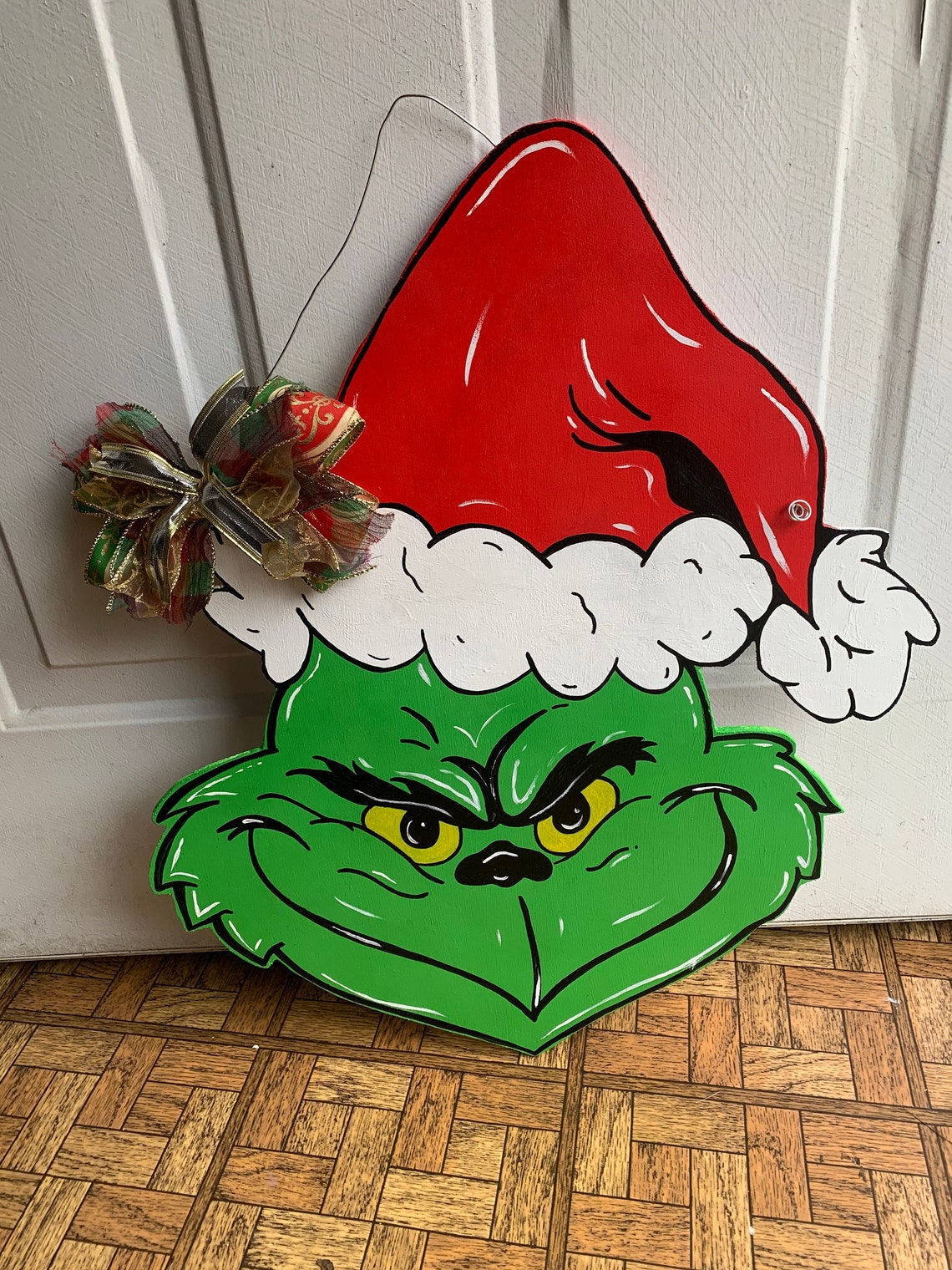 Grinch Door Hanger Template