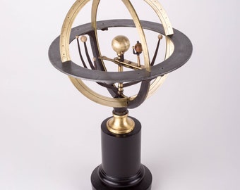 French Copernican Armillary Sphere Brass Charles Dien 1830