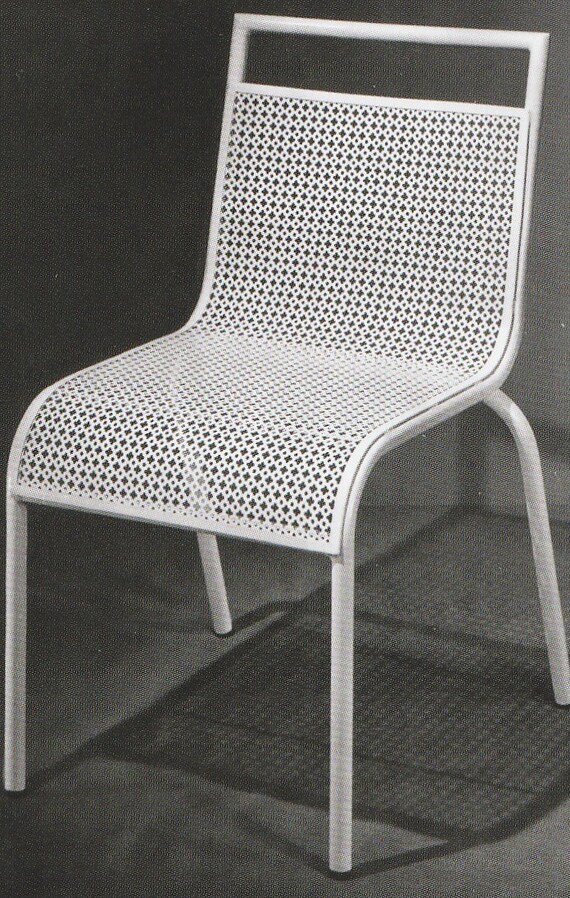 Mathieu Matégot Metal Heart Chair