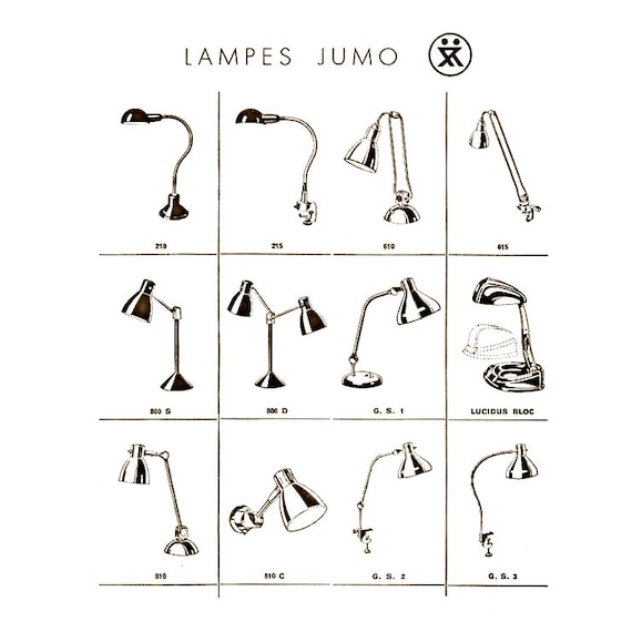FRENCH Industrial JUMO Desk Lamp (ORIGINAL) - Etsy Canada